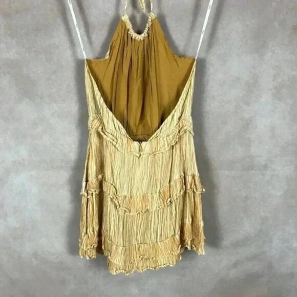 LULUS Tiered Mini Halter Dress Size XS - Picture 5 of 9